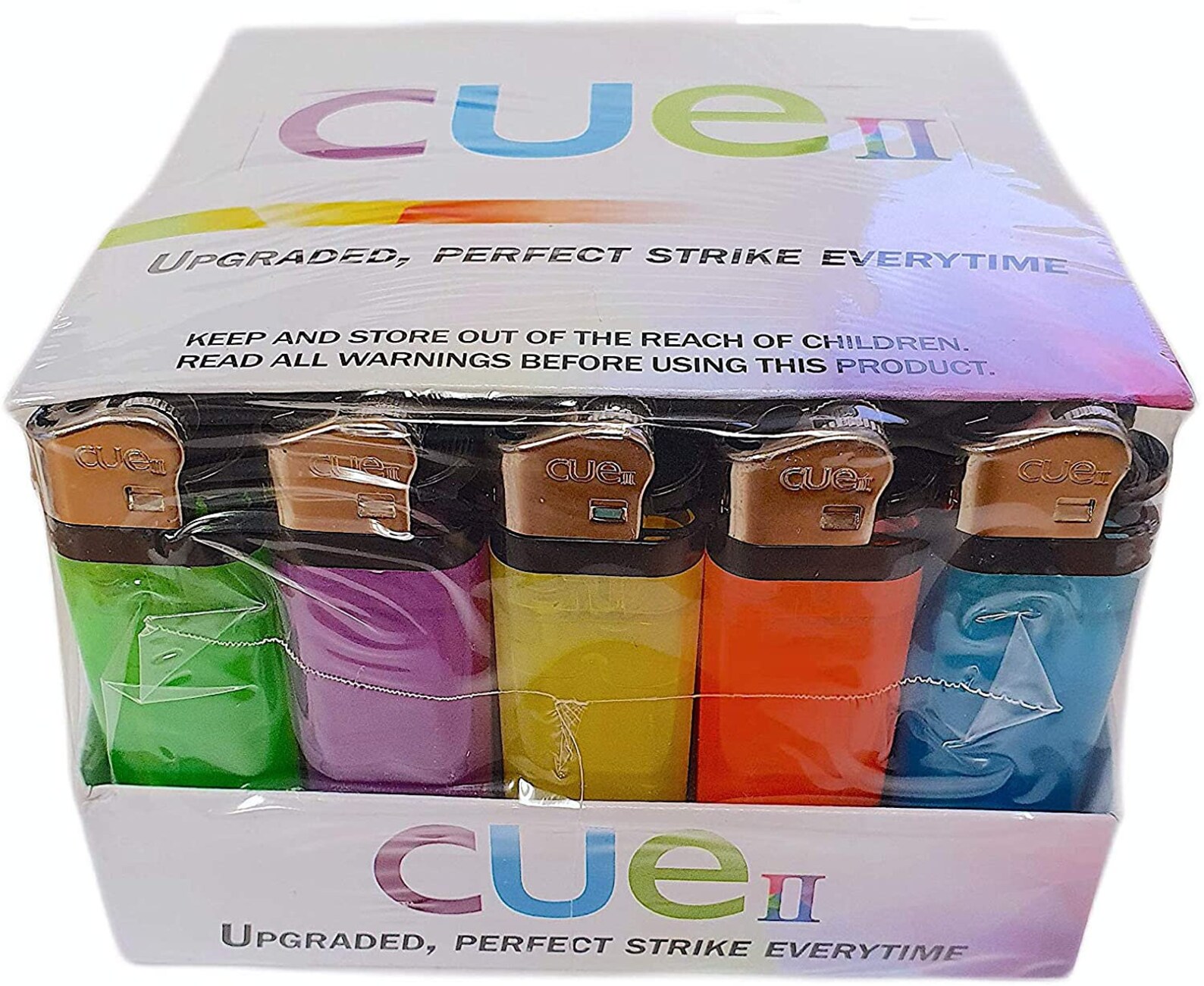 CUE II Classic Lighters Assorted Colors Regular Size Long Etsy