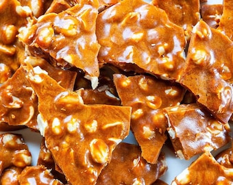 spicy peanut brittle