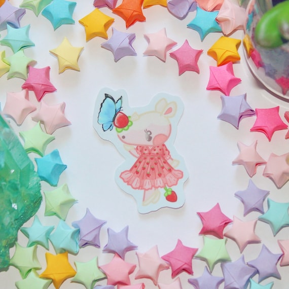 Kawaii Cute Merengue Animal Crossing New Horizons Strawberry Dress Blue Emperor Butterfly Stickers ACNH Fanart - Etsy Kawaii Cute Merengue Animal Crossing New Horizons Strawberry Dress Blue Emperor Butterfly Stickers ACNH Fanart - Etsy
