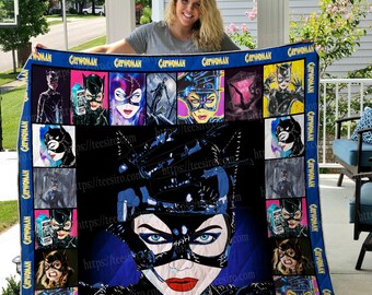 Catwoman quilt- Gift for girls