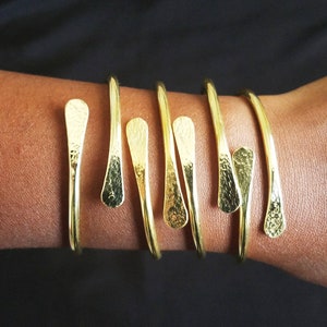 50 Brass Bangles, Adjustable One Size Fits All Bangles, Wholesale Brass Bangles, Stackable Bangles