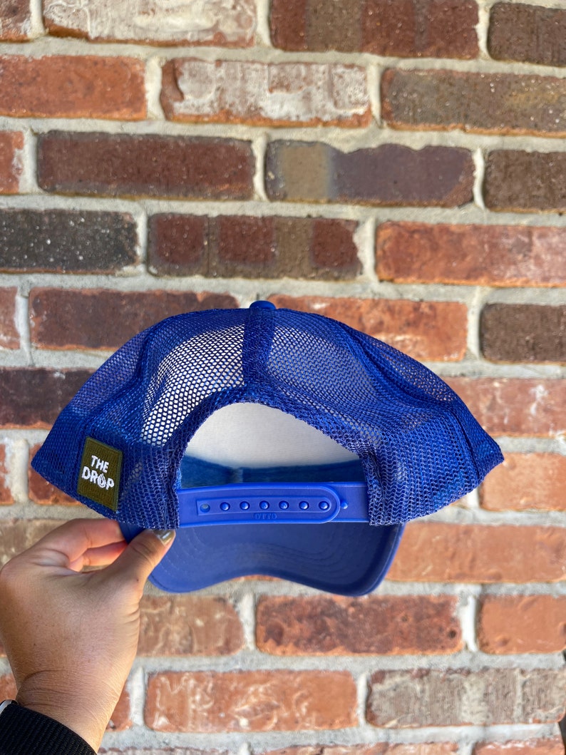 Blue Locals Only Trucker Hat Foam Mesh Trucker Hat Etsy