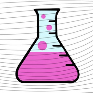 Arquivo de corte SVG tipo Erlenmeyer para copo de ciências