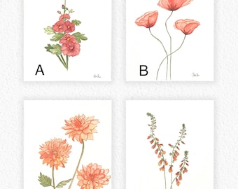 Watercolor florals