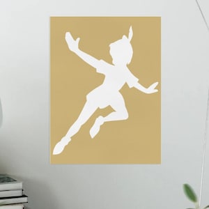 Peter Pan Silhouette Wall Art