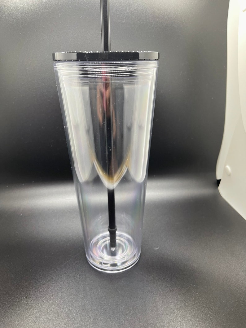 24 Oz. Double Wall Tumbler Starbucks Dupe W/pre Drill Hole Etsy