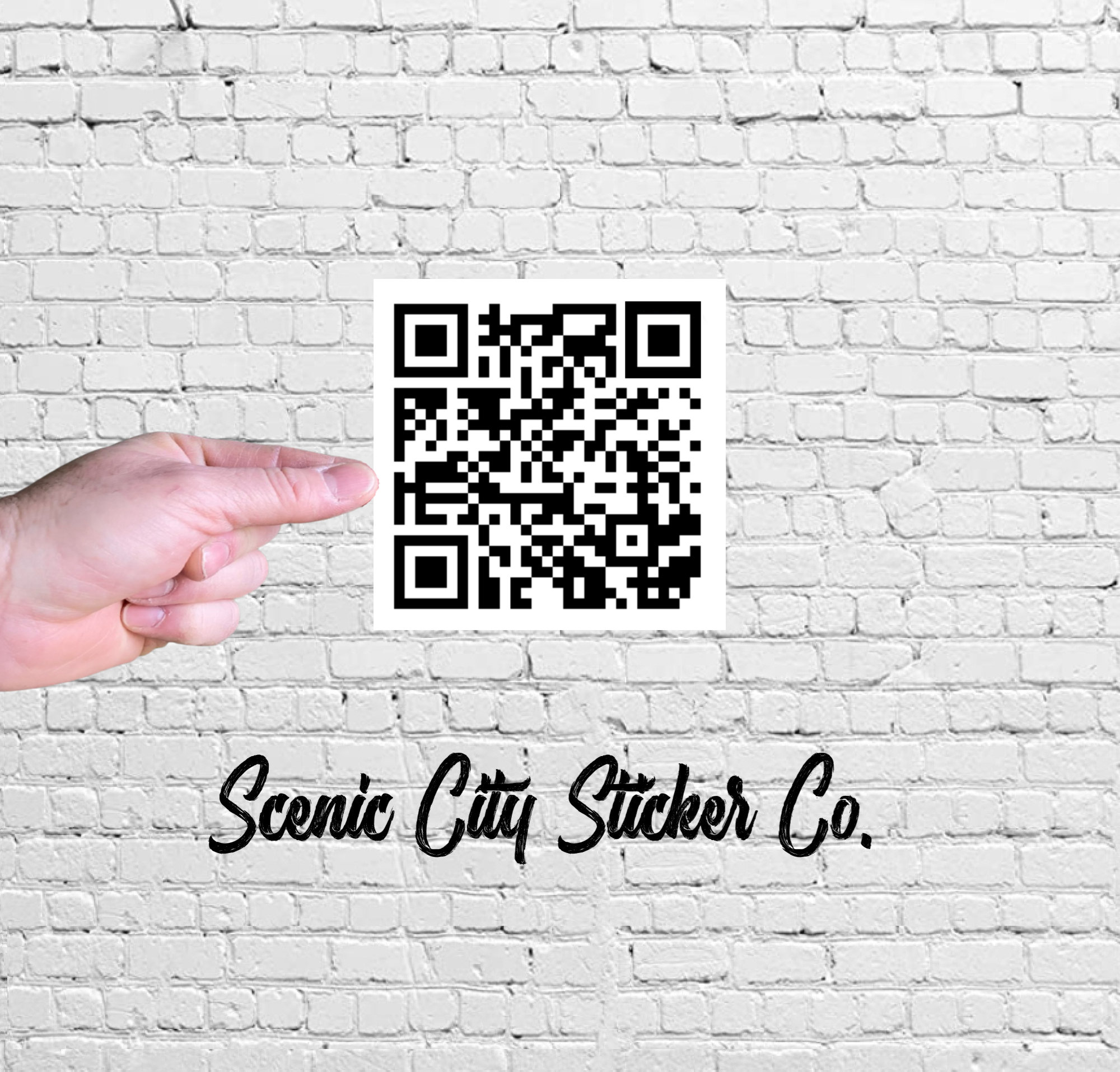 Rick Roll QR Code Sticker  Video Link 