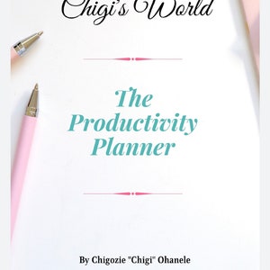 The Productivity Planner & Manifestation Journal