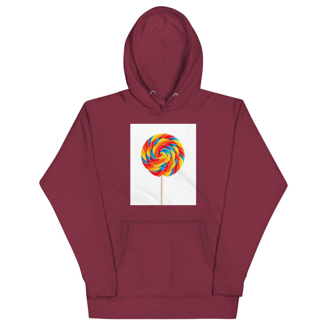 Candy Print on Unisex Hoodie Etsy