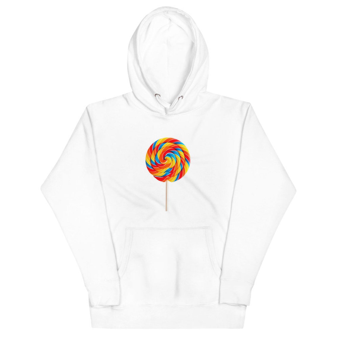 Candy Print on Unisex Hoodie Etsy