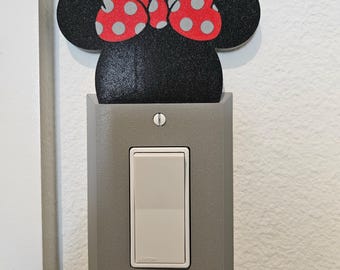 Minnie Mouse Rocker Light Switch Cover, 3D Printed