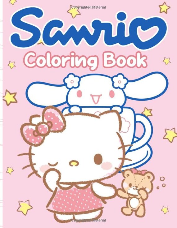 Sanrio Coloring Book Collection Adults Coloring Books Color to | Etsy