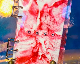 Ouch (Fake) Blood Notebook Journal