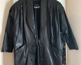 comint leather coat