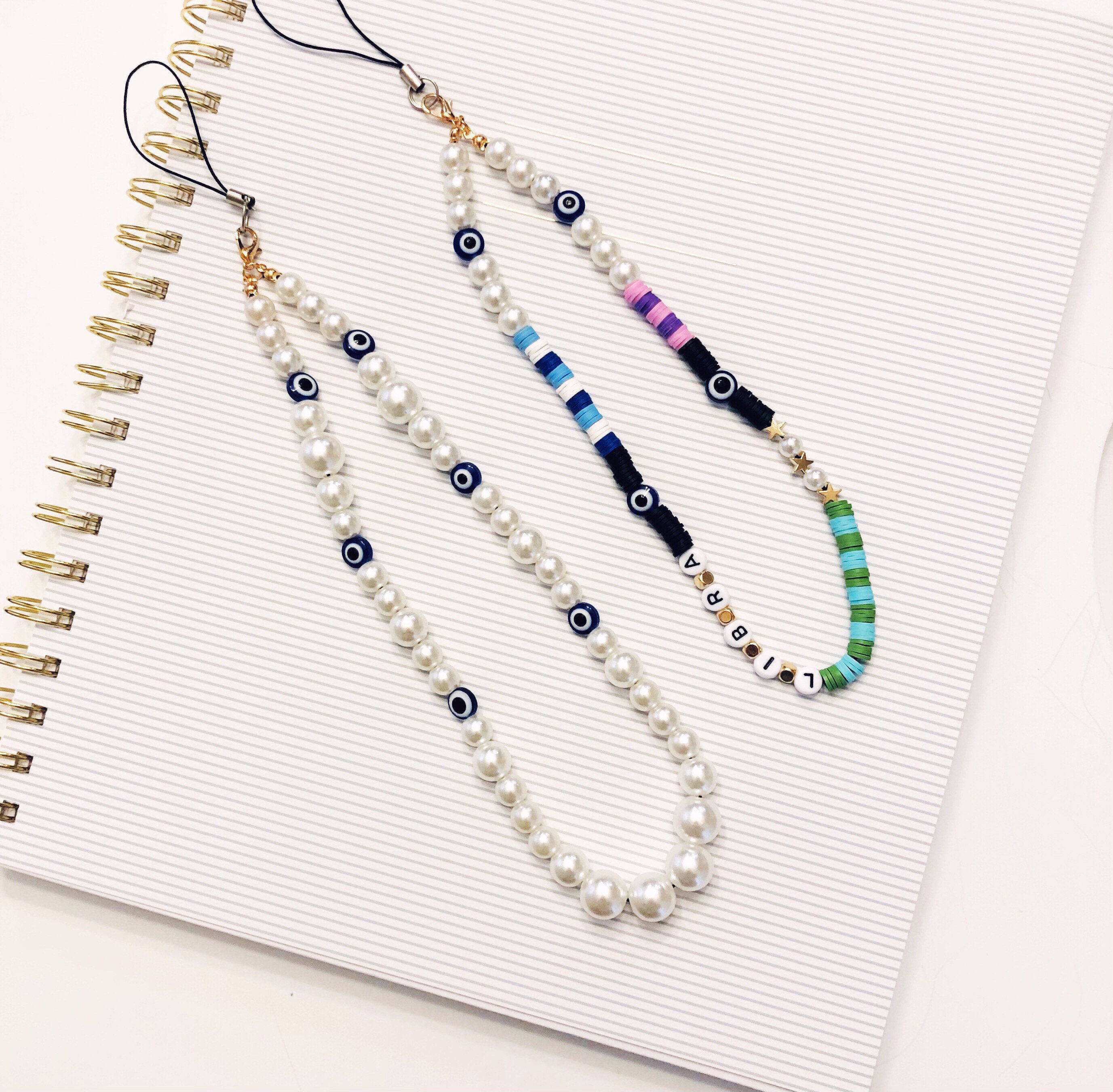 Custom beaded phone charm/strap. Etsy