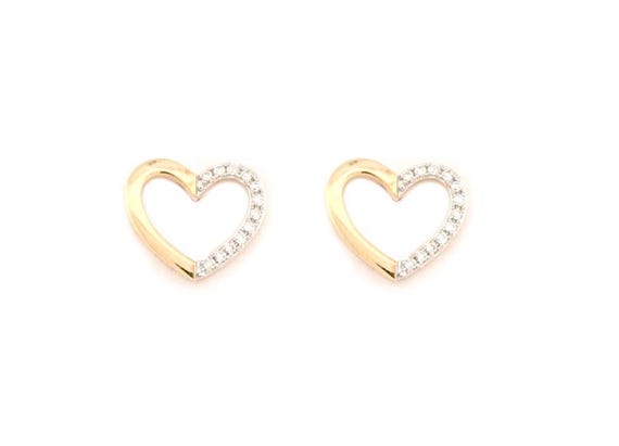 Diamant Creolen Gelbgold - 750er 18K Gold 0,5ct Diamantcreolen