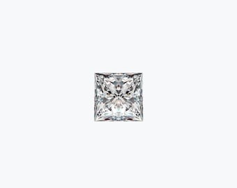 Princess Cut Lab Diamond: Certified D Color VS Clarity Loose Gem