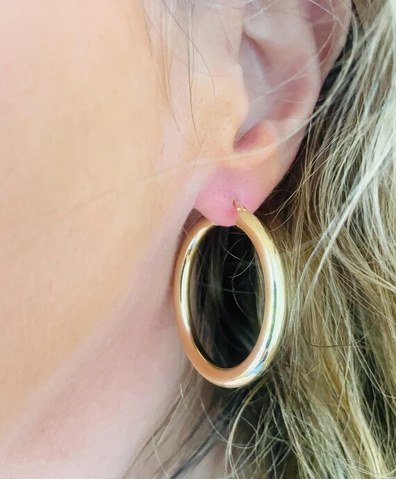 9ct large hoops 9ct large hoops