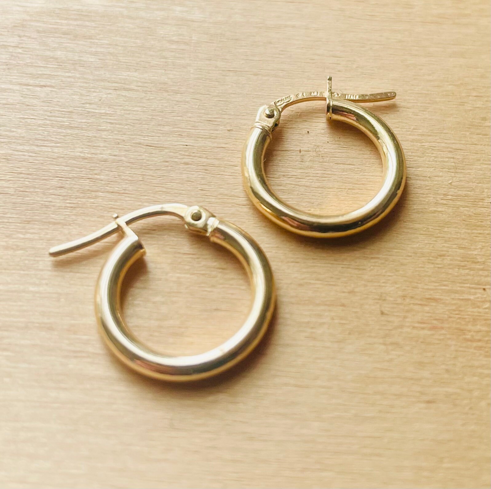 Orecchini Doppio Cerchio 9kt – MyCharm - Foto 3