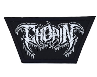 ショパン ヘビーメタルスタイル 4インチ アイロン/縫い付け刺繍パッチ クラシック音楽作曲家バンドグッズ