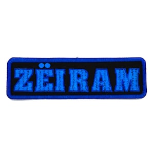 Zeiram 4.5" inch Iron On/Sew On Embroidered Patch, Japanese sci-fi horror movie