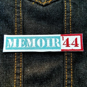 Memoir '44 4.5" inch Iron On/Sew On Embroidered Patch Wargame Board Game
