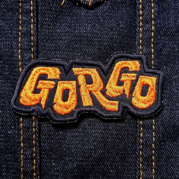 Gorgo 3.75" inch Iron On/Sew On Embroidered Patch, Classic Kaiju Monster Movie