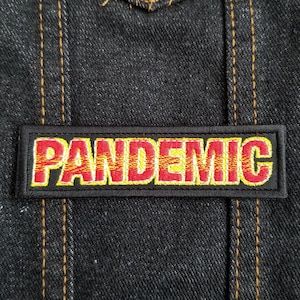 Pandemic 4&quot; inch Iron On/Sew On Embroidered Boardgame Patch