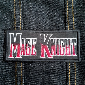 Mage Knight 4&quot; inch Iron On/Sew On Embroidered Boardgame Patch