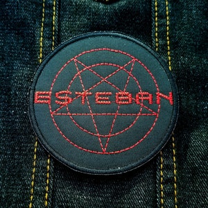 Esteban Evil Speak 3.5&quot; inch Iron On/Sew On Embroidered Horror Movie Patch