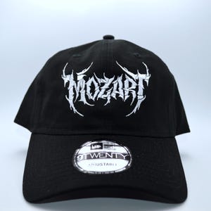 Cappellino da baseball con logo in stile Heavy Metal di Mozart, compositore di musica classica