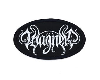 Richard Wagner Heavy Metal Style 4" inch Iron/Sew-on Embroidered Patch, Classical Music Composer Band Merch