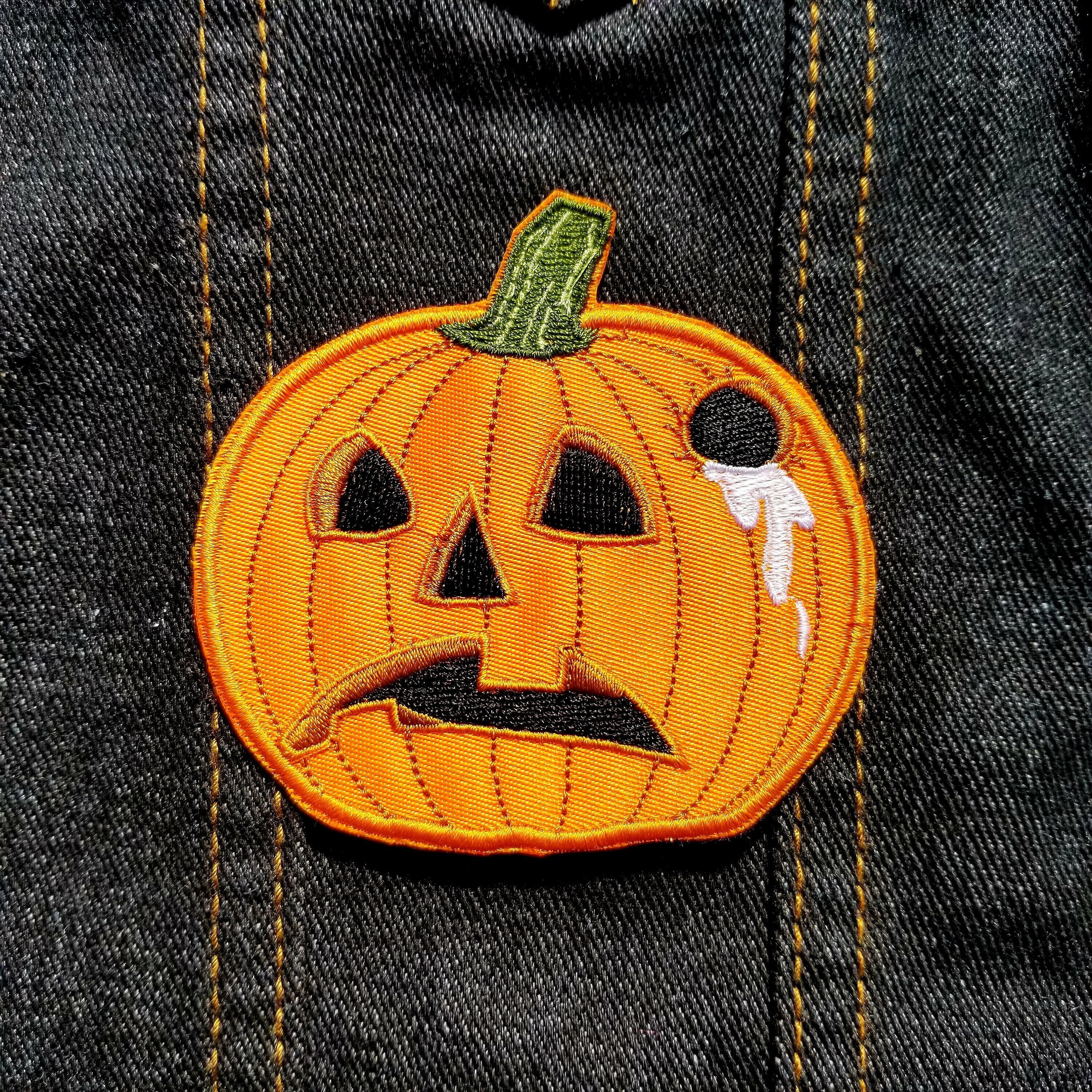 Jackin' Lantern 3.25" Inch Iron On/sew on Embroidered Patch for ...