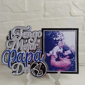 Moldura para fotos do Dia dos Pais feliz dia dos pais o melhor arquivo digital do pai Studio e Svg. Foto presente de dia dos pais