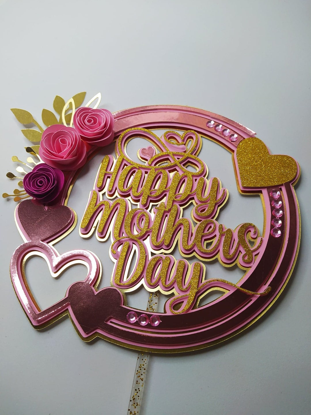 Cake Toppers Happy Mothers Day Cute Files - Etsy