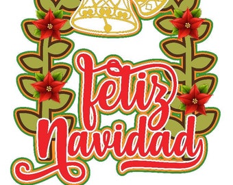 Caketoppers navidad merry christsmas toppers cute files Studio SVG PDF