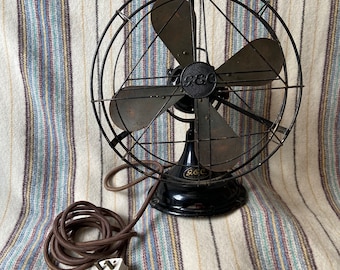 RARE BEAUTIFUL Antique GEC Electric Fan 1920s Fully Working Modern Plug