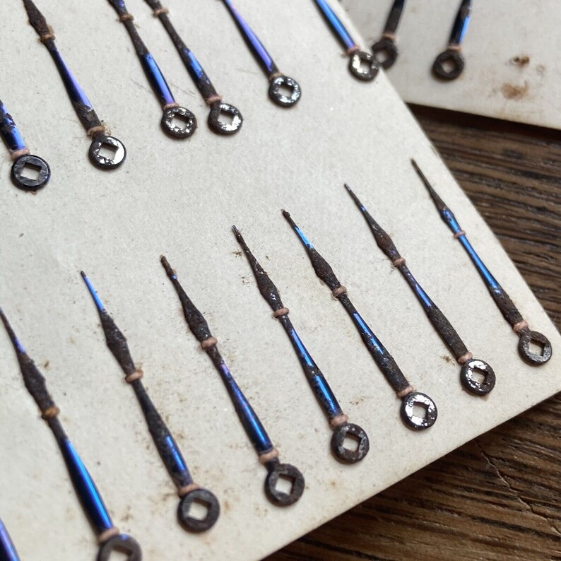 Very Rare Antique Victorian Pocket Watch Hands New Old Stock Watchmaker