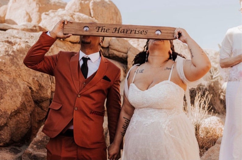 30 einzigartige Hochzeitsideen, die eure Gäste noch nicht kennen Personalisierter Shot board Ski personalisierter Ski für Bild 1