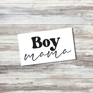 Boy Mama Vinyl Decal | Car Decal