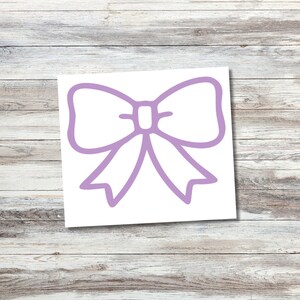 Bow Vinyl Decal | Car Decal | Laptop Decal | Water Bottle Decal