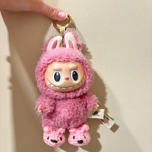 Macaron Labubu de crochet hecho a mano o accesorios de gran energía (zapatos o carteras) NO incluye Labubu
