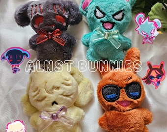 ALNST Handmade Alien Stage Rabbit Bunny Plush Keychain