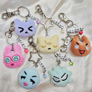 ALNST 1PC Mini Handmade Alien Stage Mizi Sua Ivan Till Hyuna Luka Plush Keychain