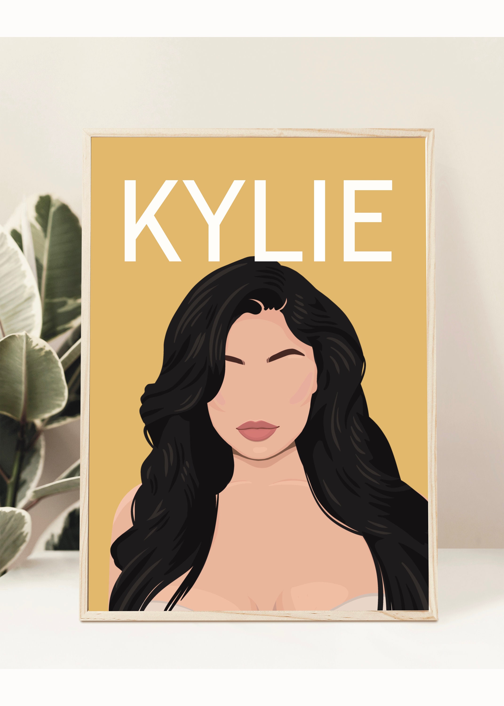 Kylie Jenner Poster Text Merch Kardashian Poster Kylie Jenner Wall Art