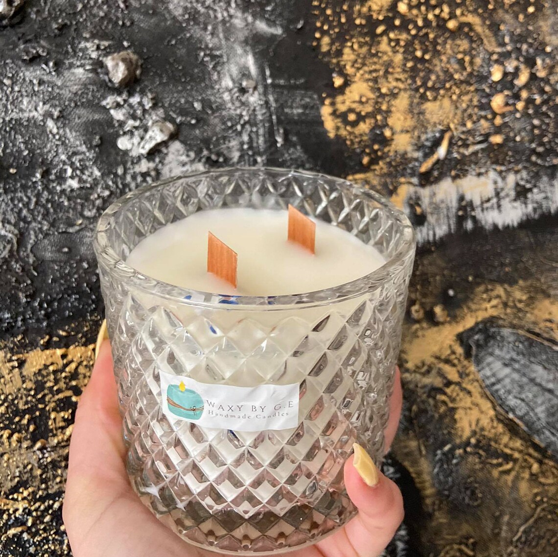 Handmade aromatic candles Etsy