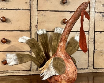 Ted ~ a folky Turkey for Thanksgiving and More!