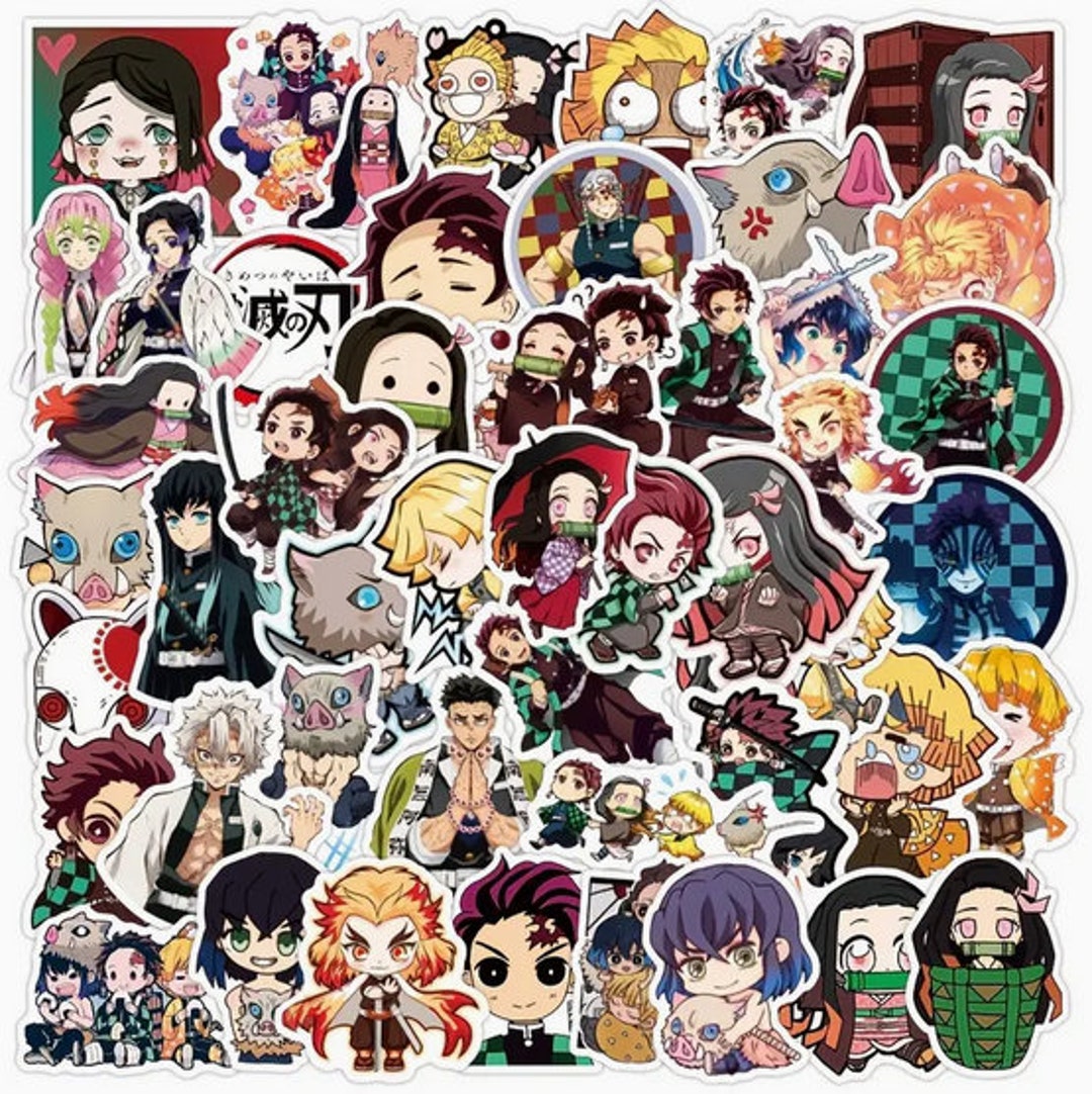 7 Random Demon Slayer Anime Stickers Etsy 7 Random Demon Slayer Anime Stickers Etsy