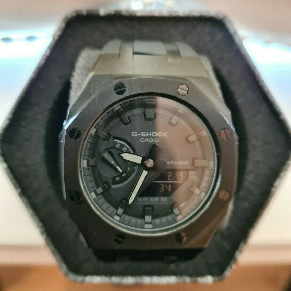 LIMITED EDITION Stealth Black Luxury CasiOak Casio G-Shock | Etsy