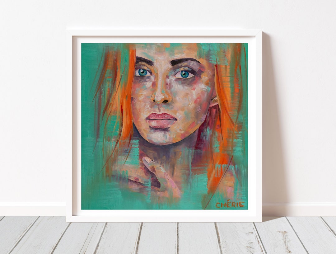 Portrait Art / Prints for Framing / Prints Wall Art / Woman Print